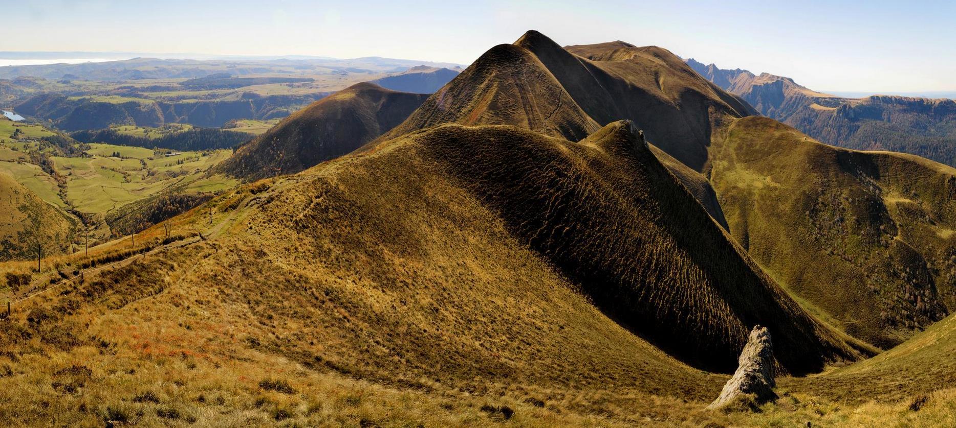 Sancy Massif: Start of Winter, before the Snow on the Summits