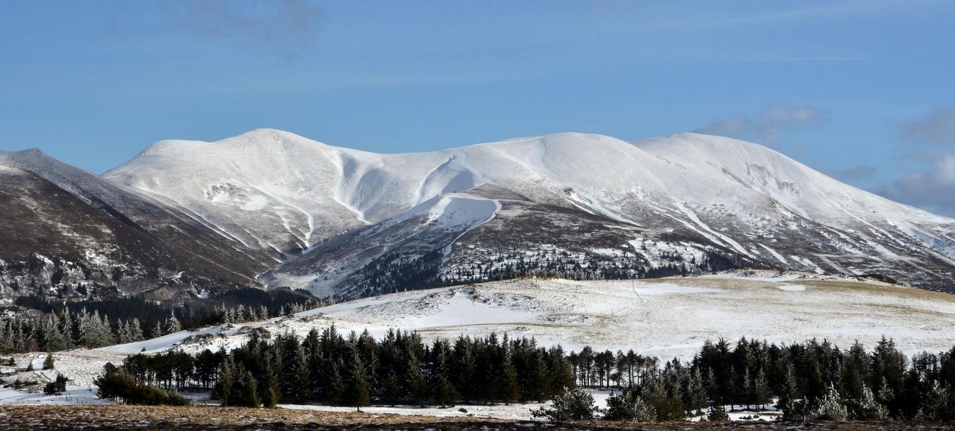 Sancy Massif: Magic of Winter, Snow-capped Peaks and Silent Forests