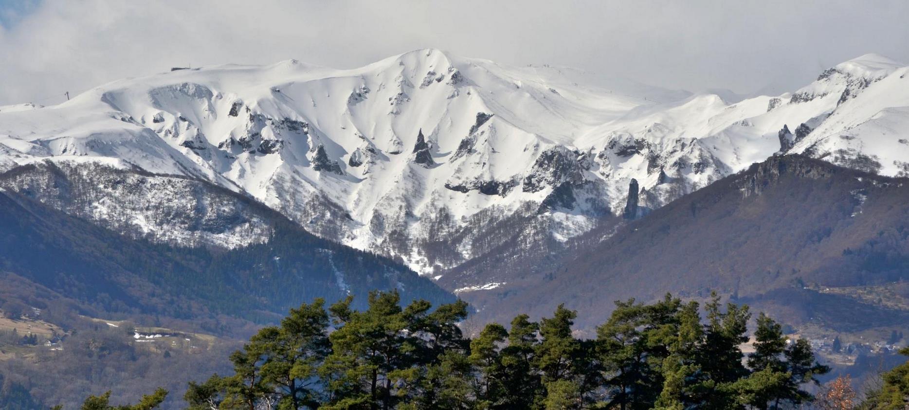 Super Besse: Snow in Winter in Auvergne, A Magical Landscape