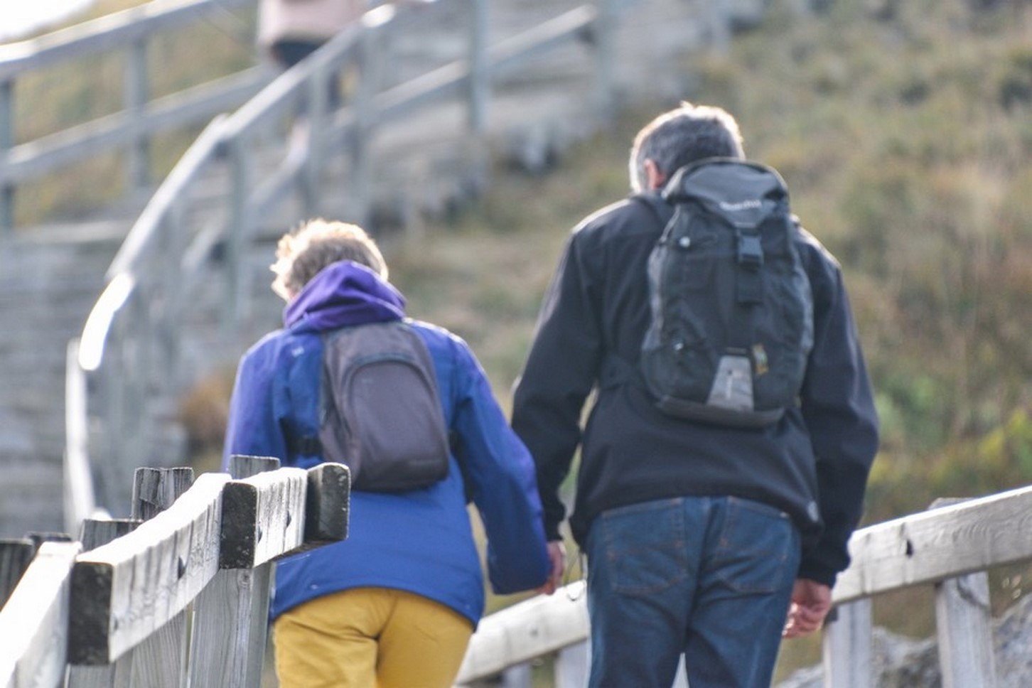 Puy de Sancy - Couple Climbing to the Summit - Challenge & Magical Panorama