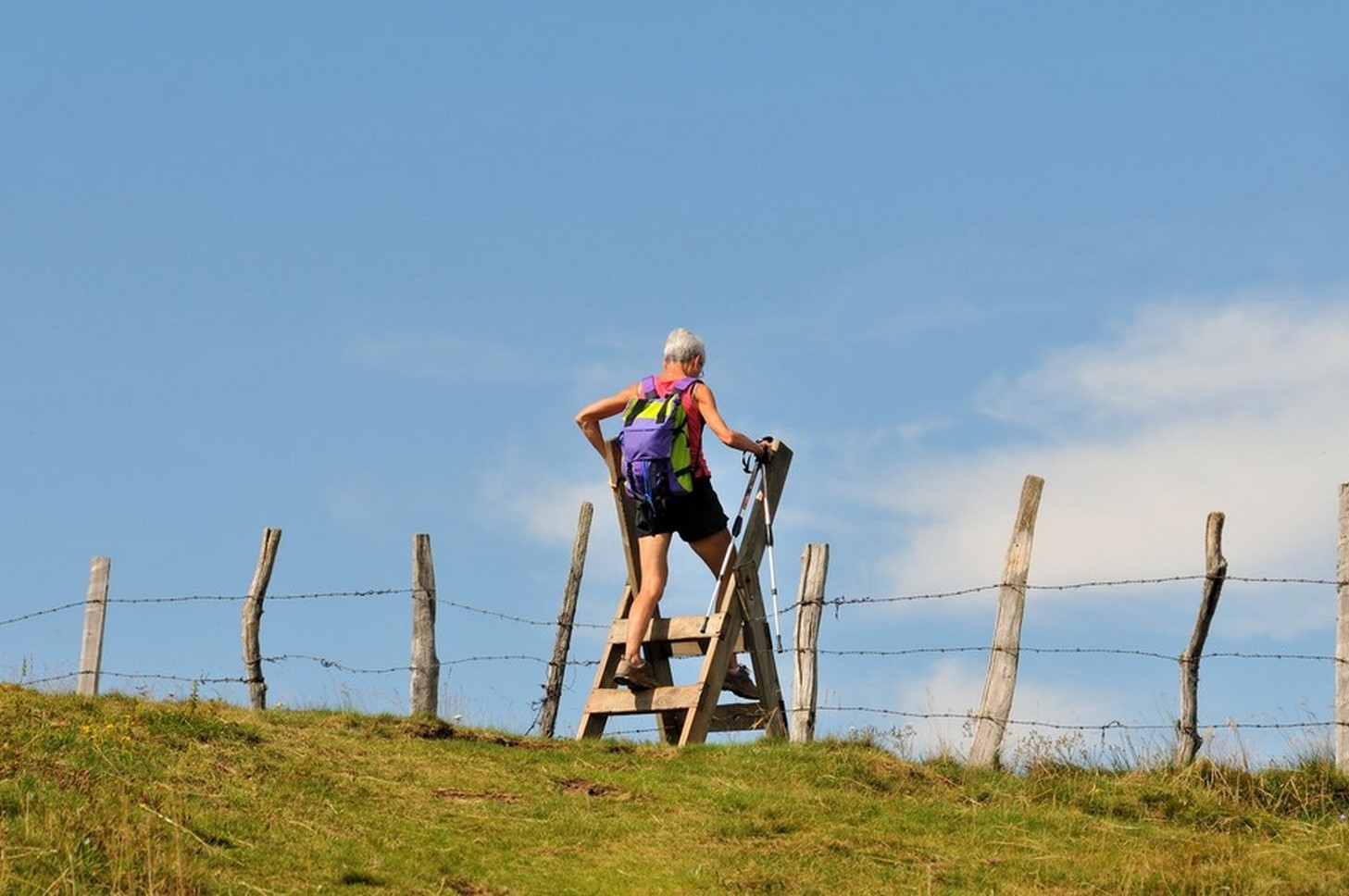 Puy de Sancy - Hiker on the Meadows - Discovery & Magical Change of Scenery