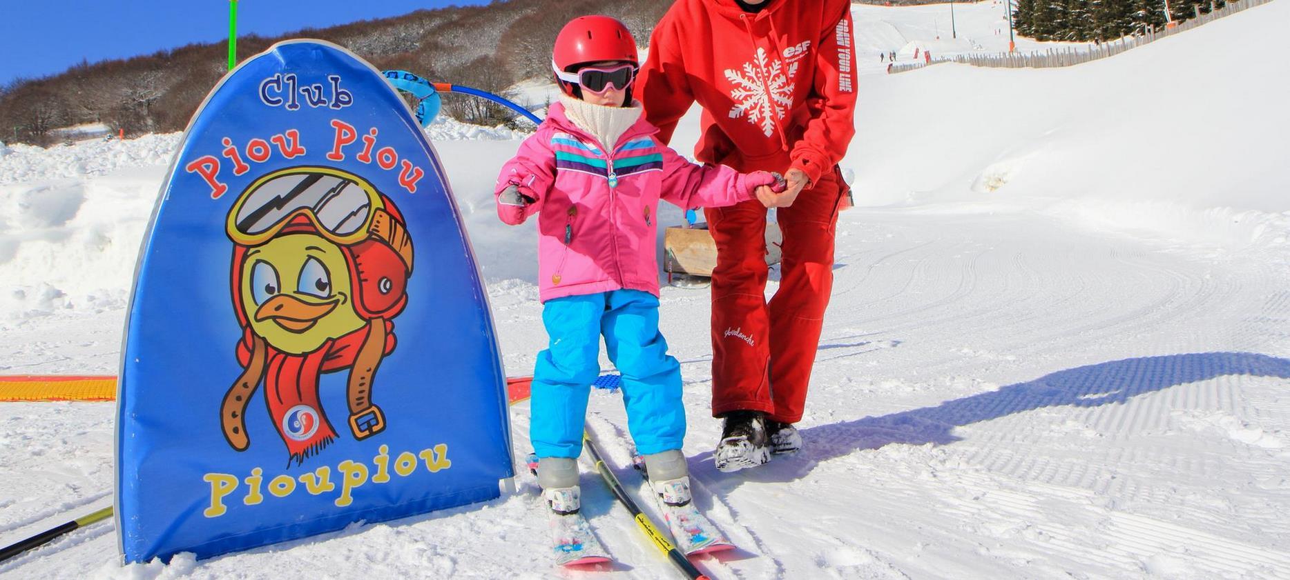 Super Besse: Espace Piou Piou, Learn to Ski while Having Fun!