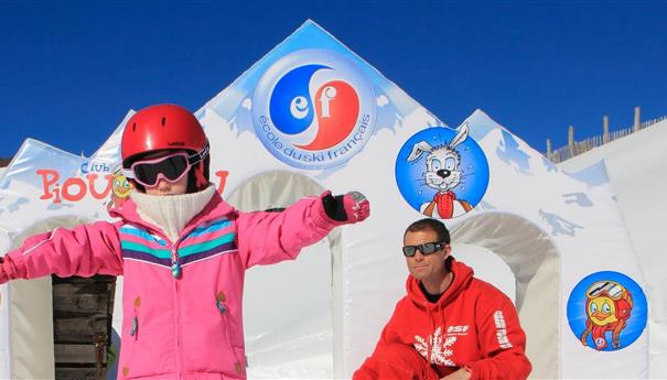 Super Besse: Espace Piou Piou, First Steps on Skis for Children