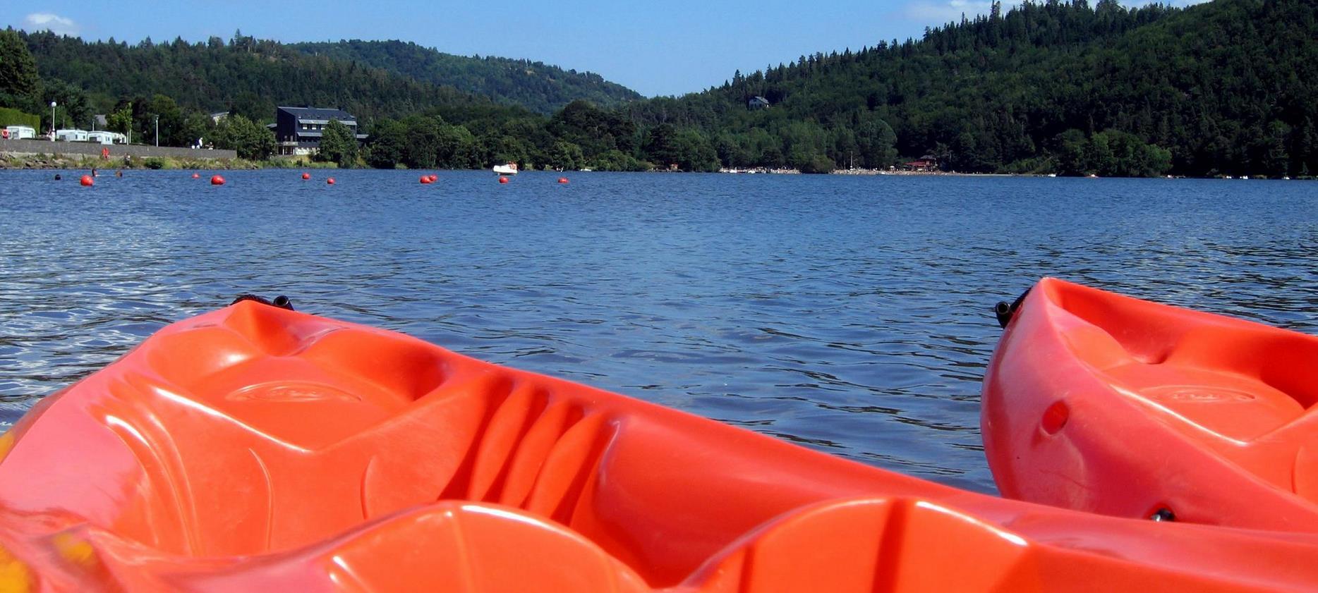 Lake Chambon: Canoe Adventure on the Lake