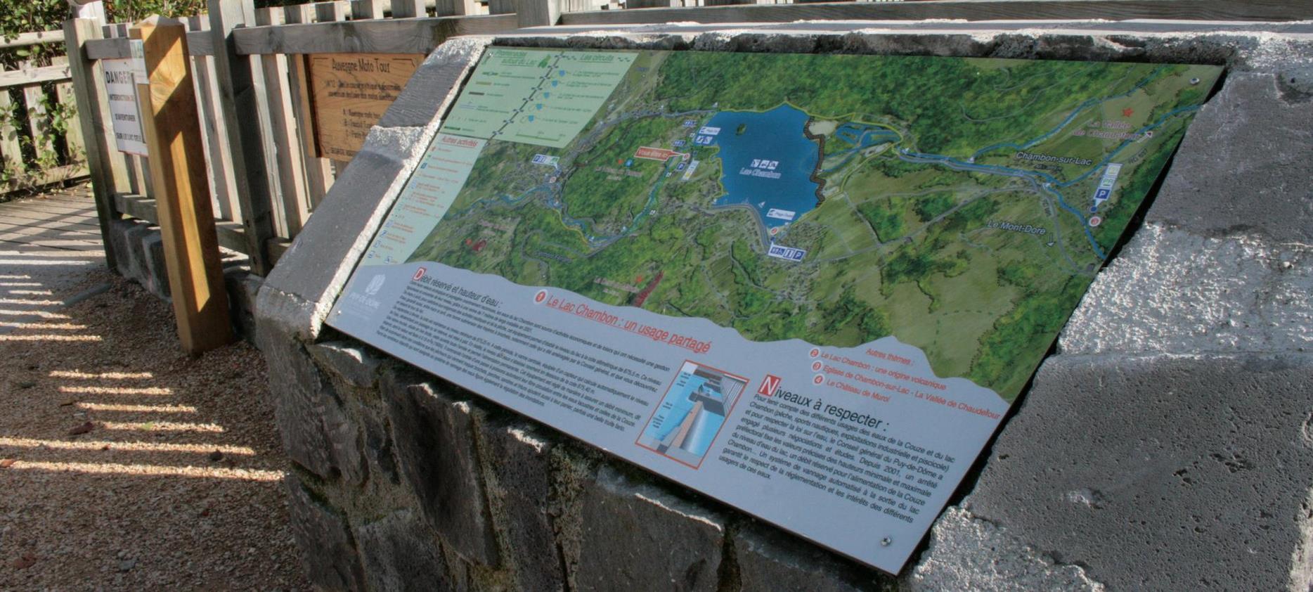 Lake Chambon: Tourist and Discovery Map of the Lake