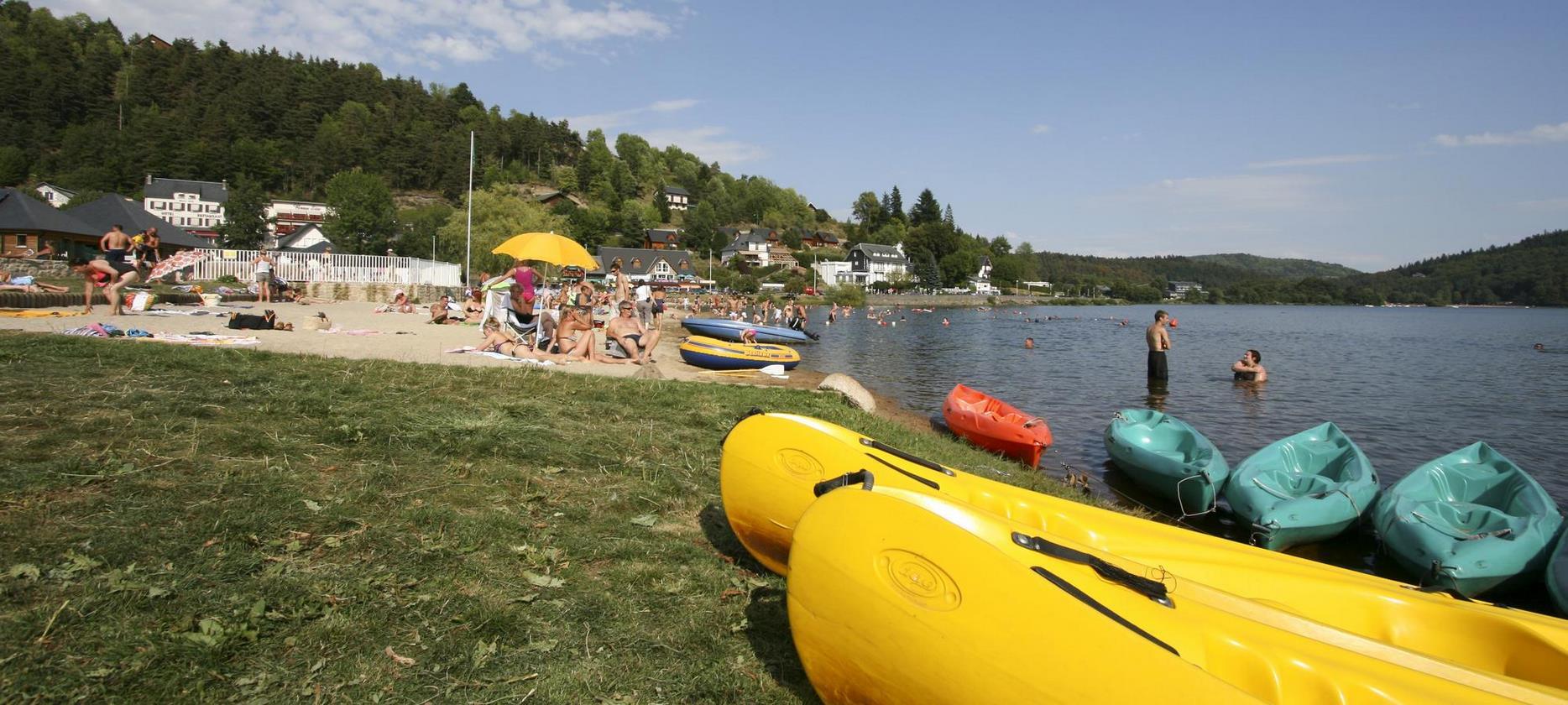 Lake Chambon: Relaxation on the Lake Beach