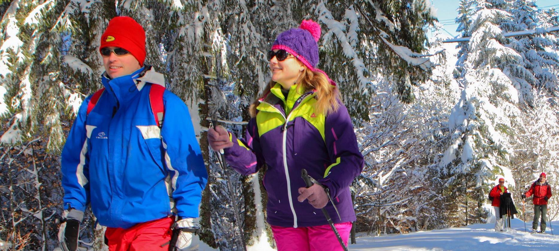 Super Besse - Mont-Dore: Snowshoe hike for lovers