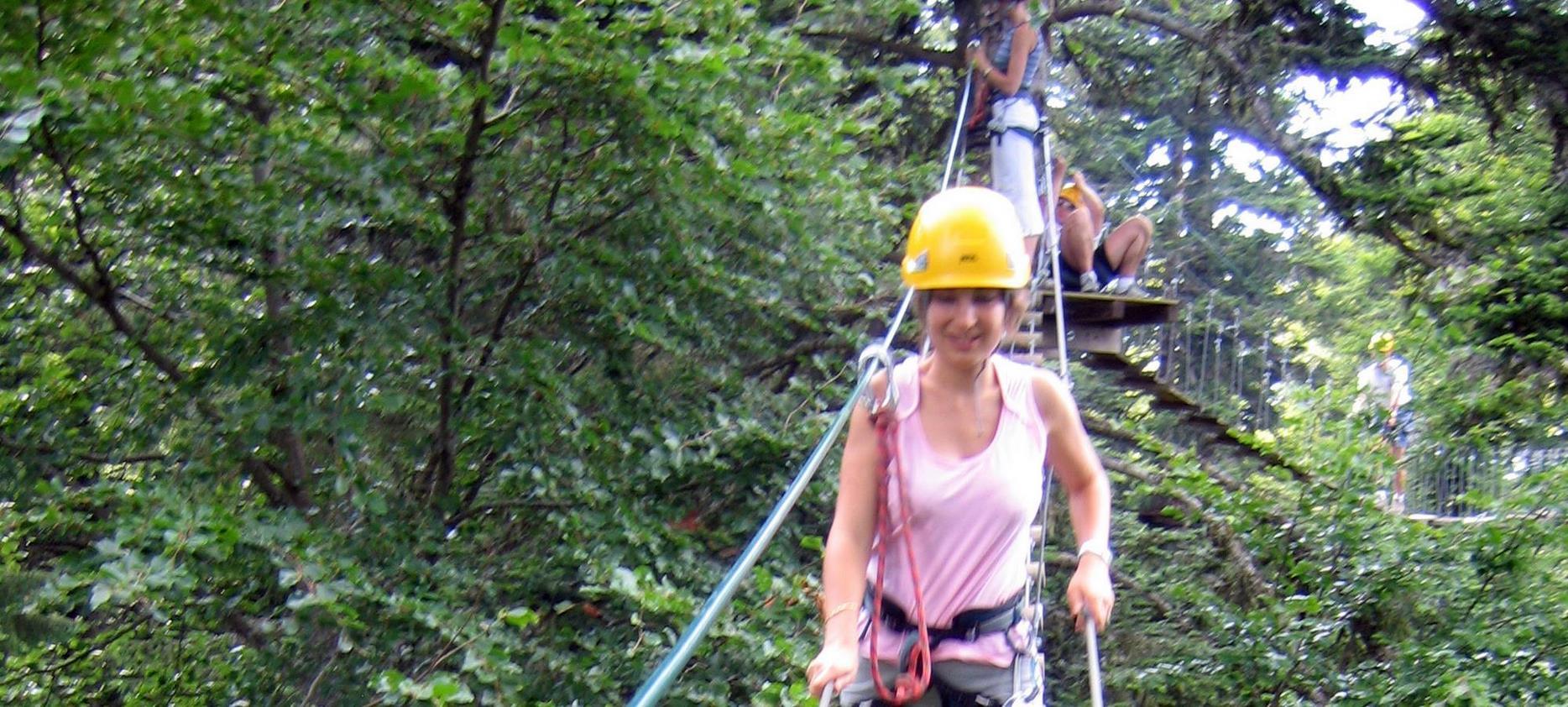 Sancy Massif: Capucin Treetop Adventure, Adventures at Height