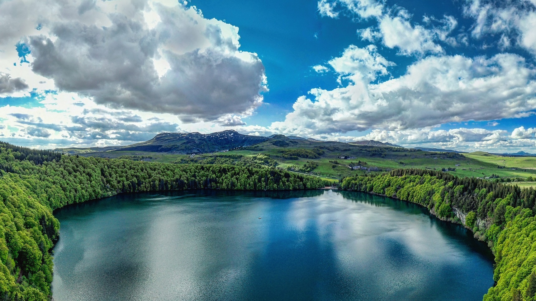 Lake Pavin: Spectacular Aerial View