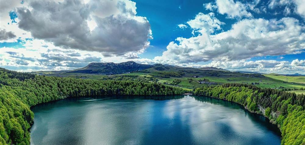 Lake Pavin: Spectacular Aerial View