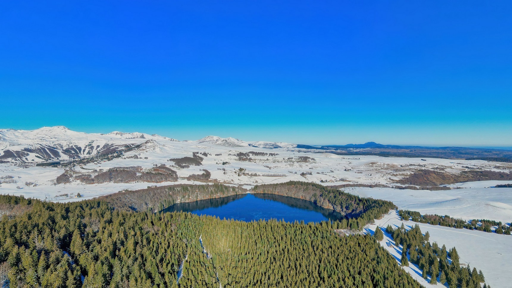 Lake Pavin: Exceptional Aerial View