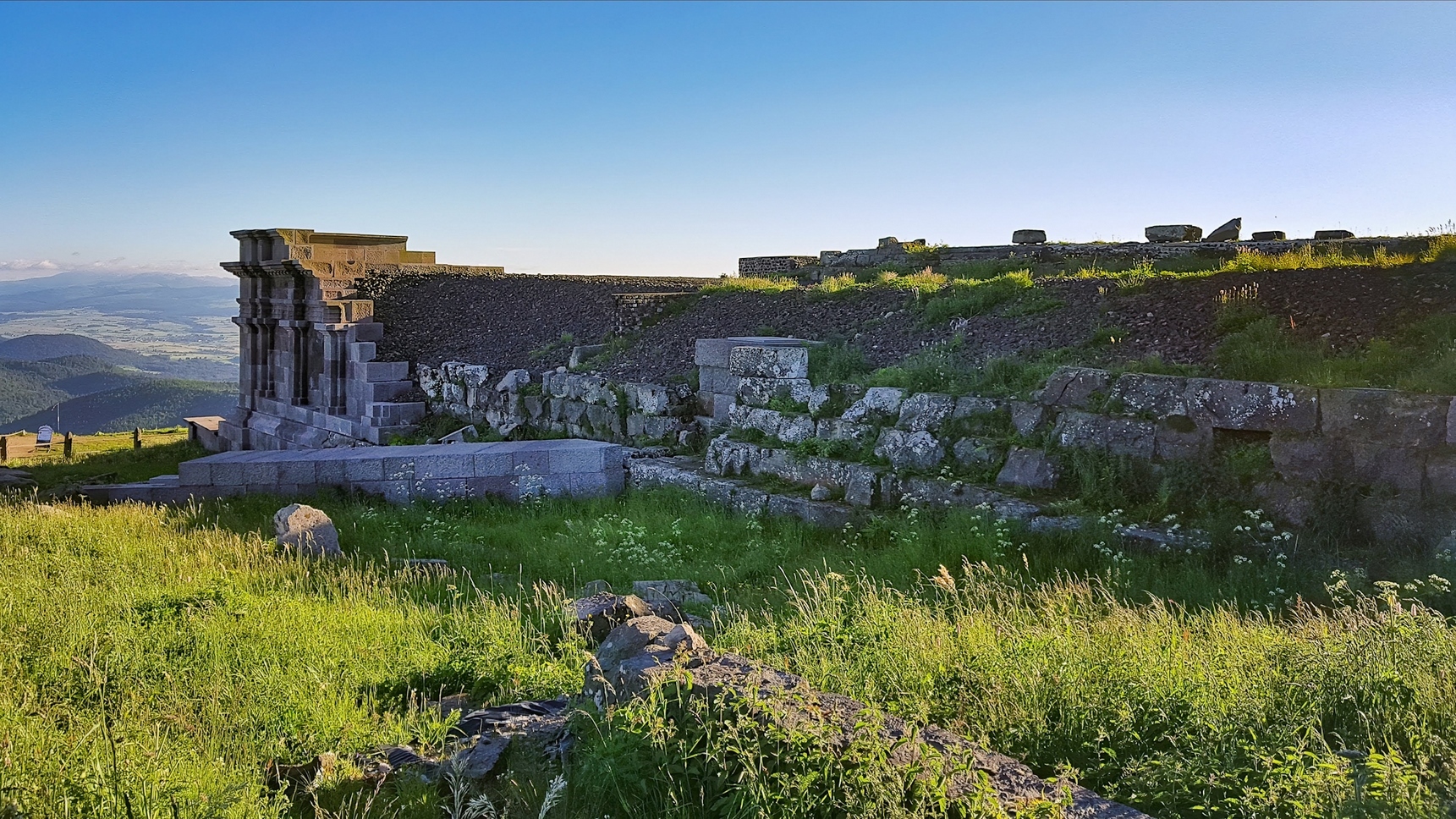 Summit of Puy de Dôme: The Temple of Mercury, Witness to History