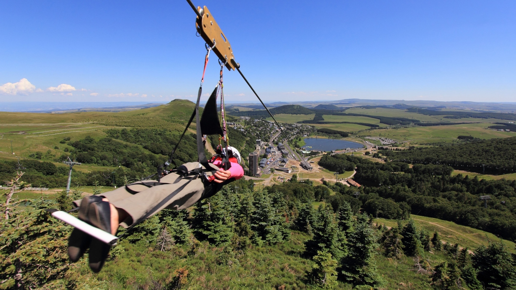 Super Besse: Thrills with the Panoramic Zipline!