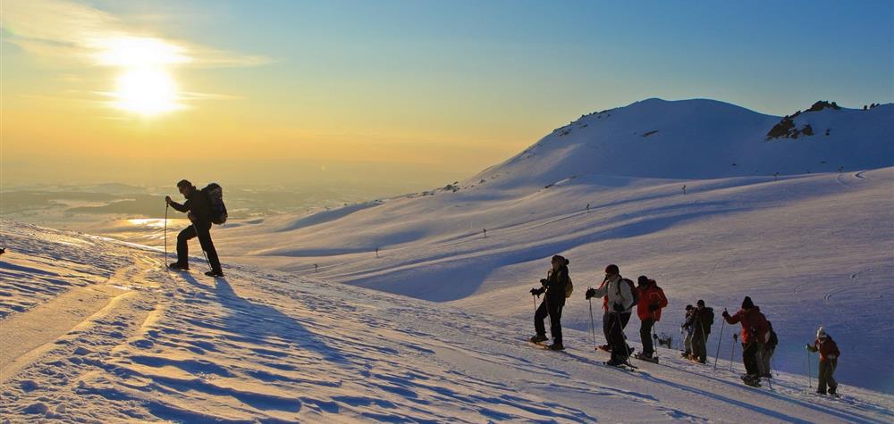 Super Besse: Snowshoe Hiking - Magic of the Snowy Sancy Massif