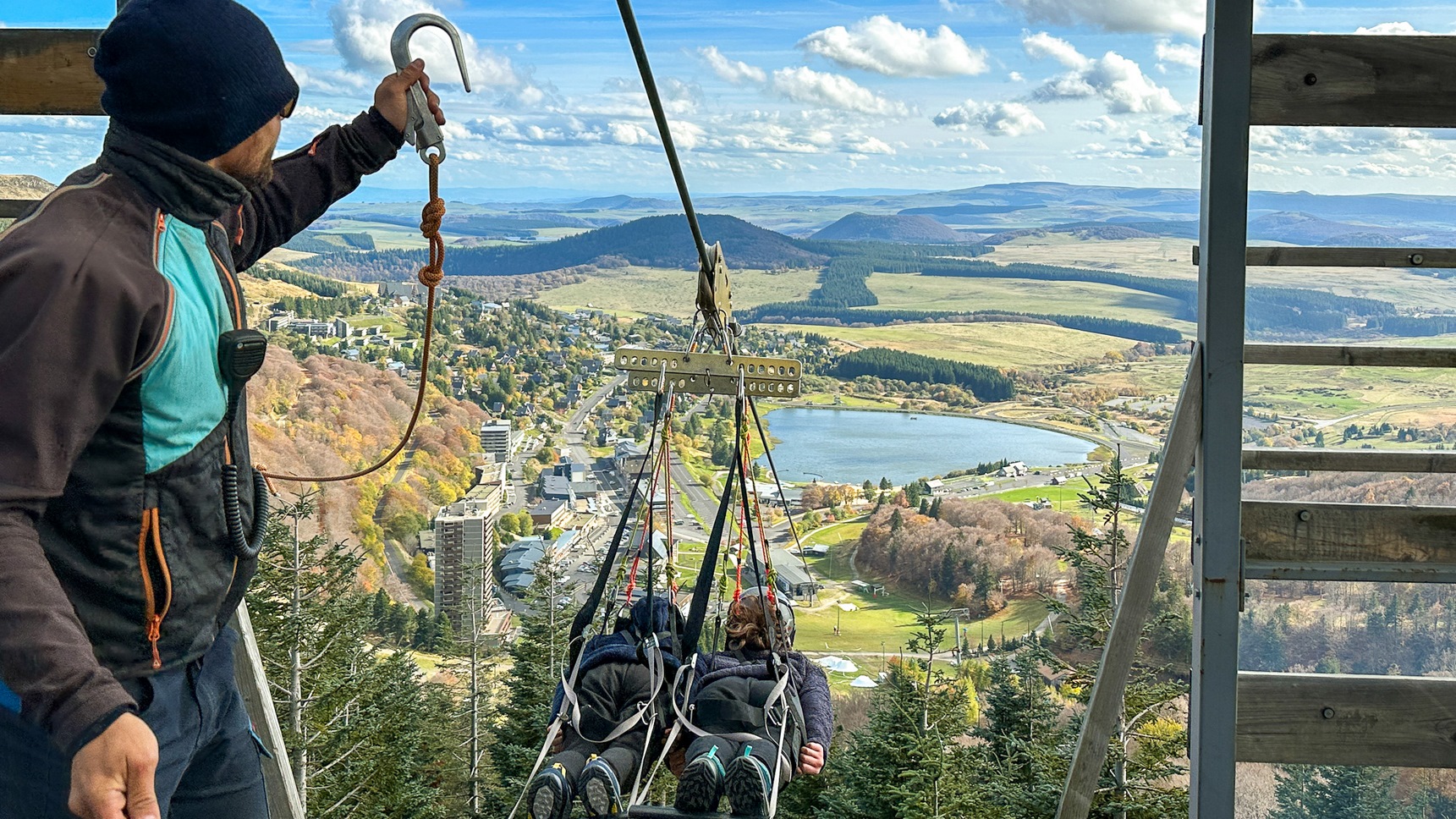 Super Besse Zipline: Unforgettable Duo Flight