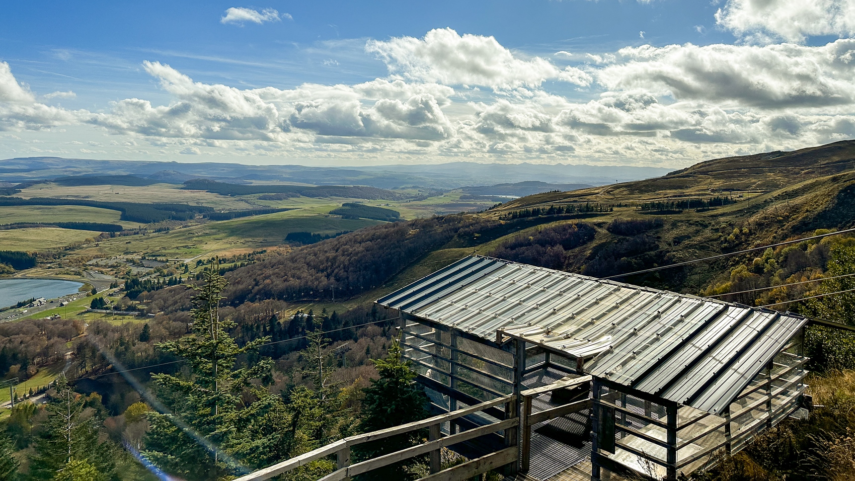 Super Besse: Zipline - Panoramic Starting Point on the Heights