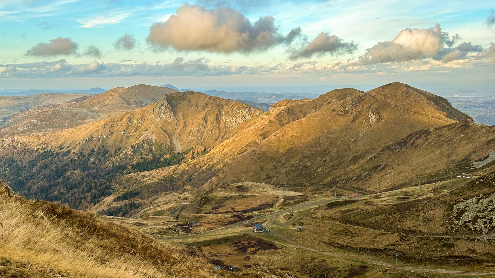 Sancy Massif: Golden Dawn over the Summits