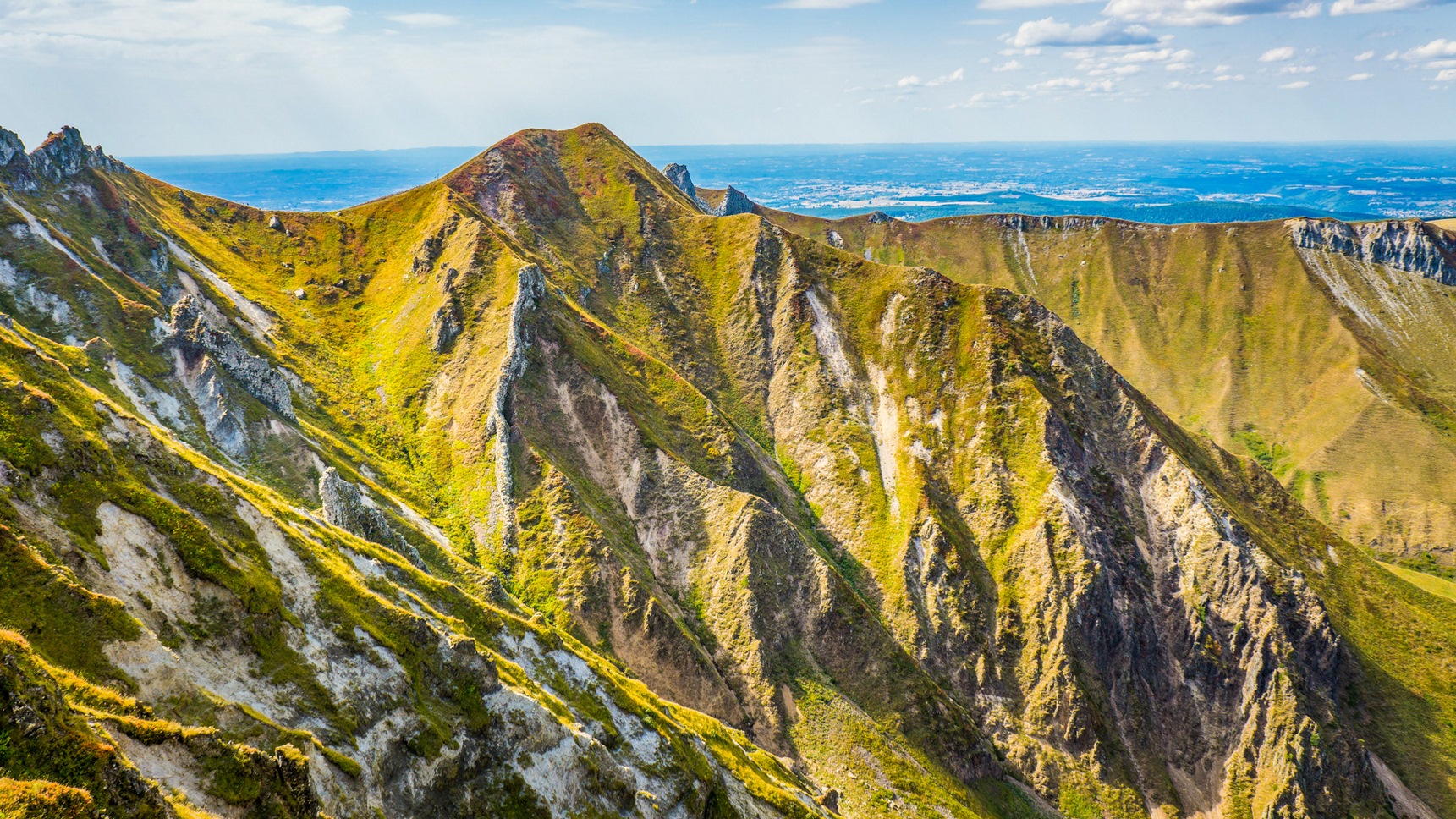 Sancy Massif: Spectacular Aerial View of the Summits