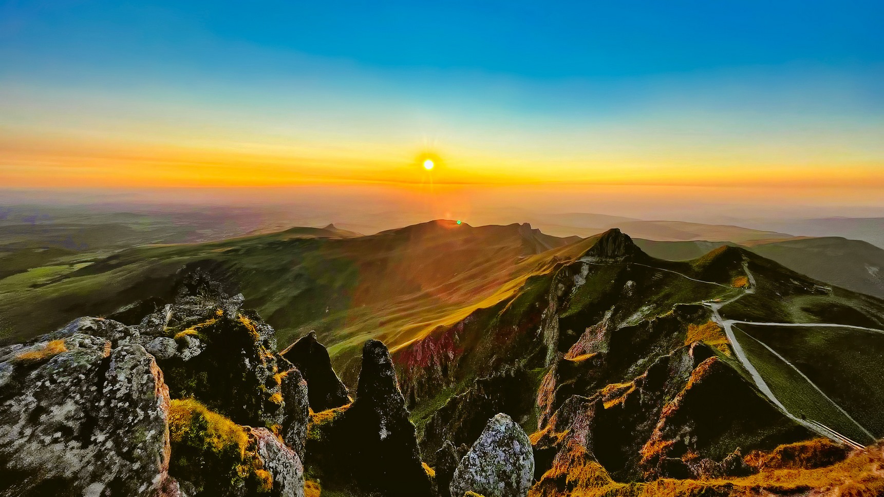 Puy de Sancy: Spectacular Sunset at the Summit of Puy de Sancy