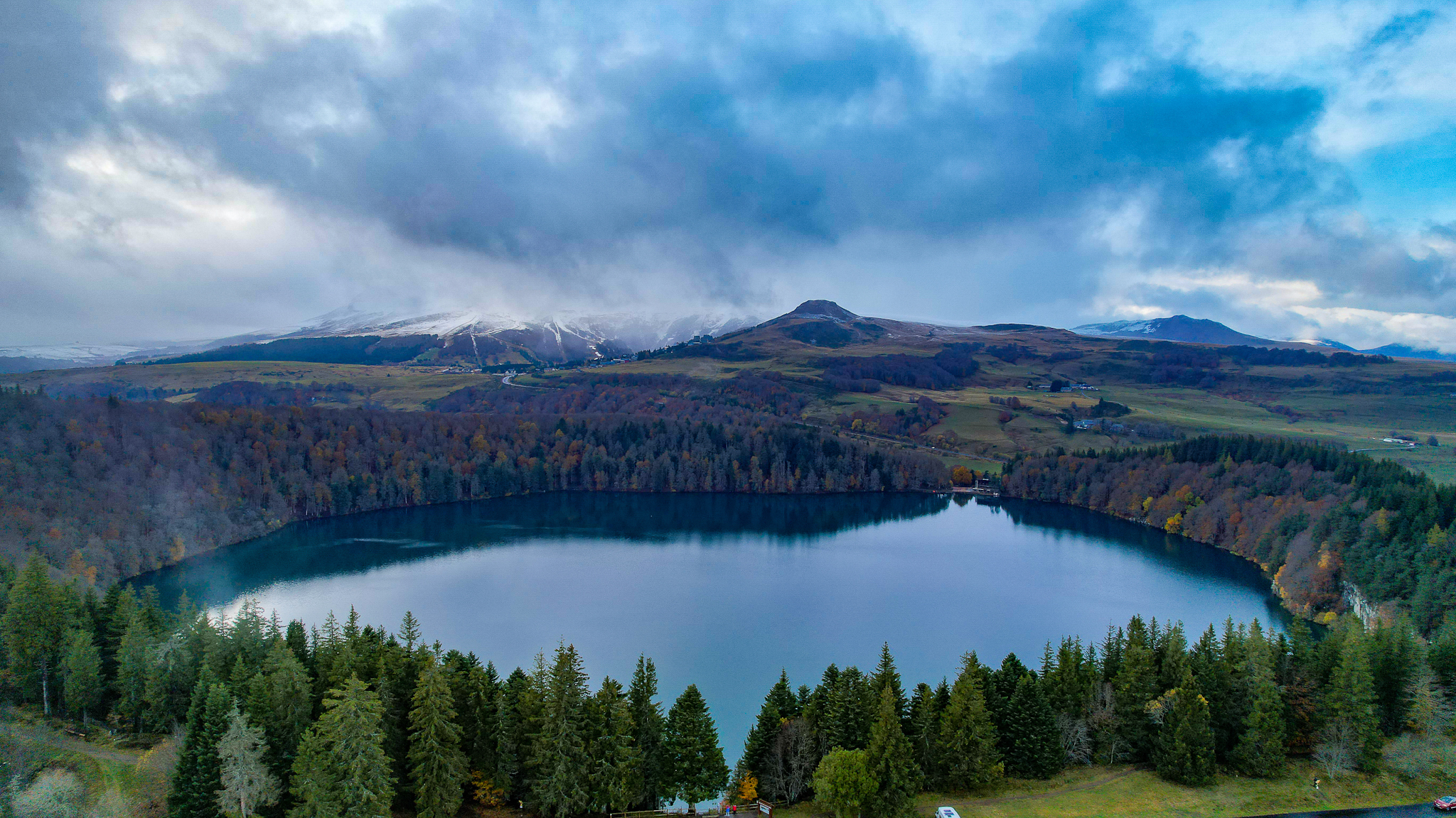 Enchanted Auvergne: Lake Pavin in its Autumn Clothes