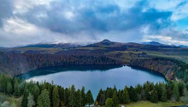 Enchanted Auvergne: Lake Pavin in its Autumn Clothes