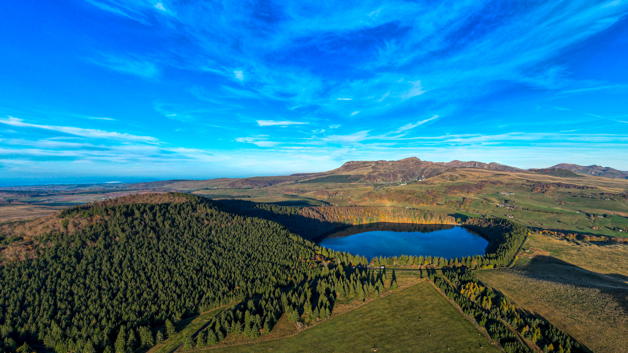 Magical Autumn: Lake Pavin and the Puy de Montchal