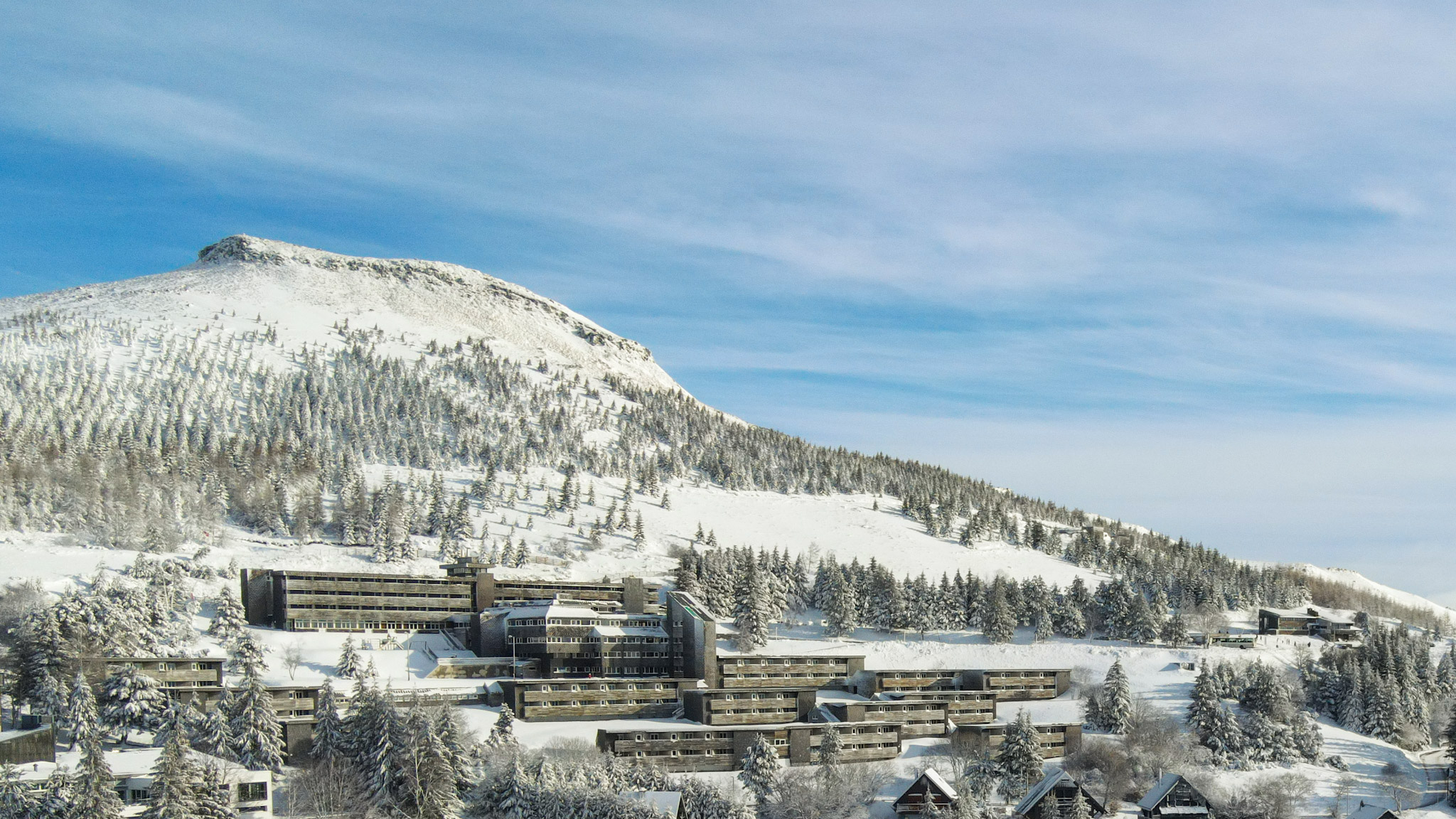 Super Besse - Belambra Holiday Village under the Snow, Magical Aerial View