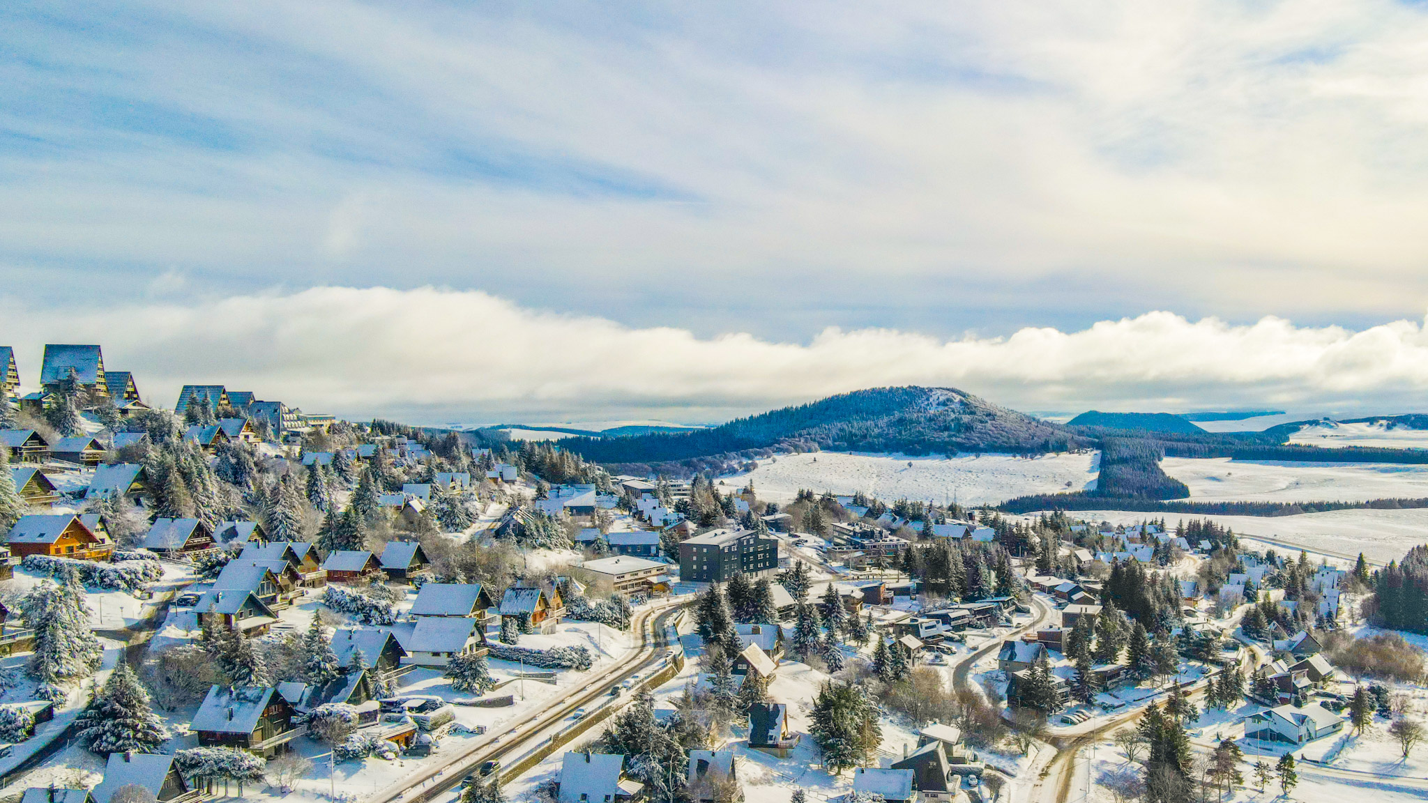 Super Besse - The Snowy Puy de Montchal, a Spectacle of Nature