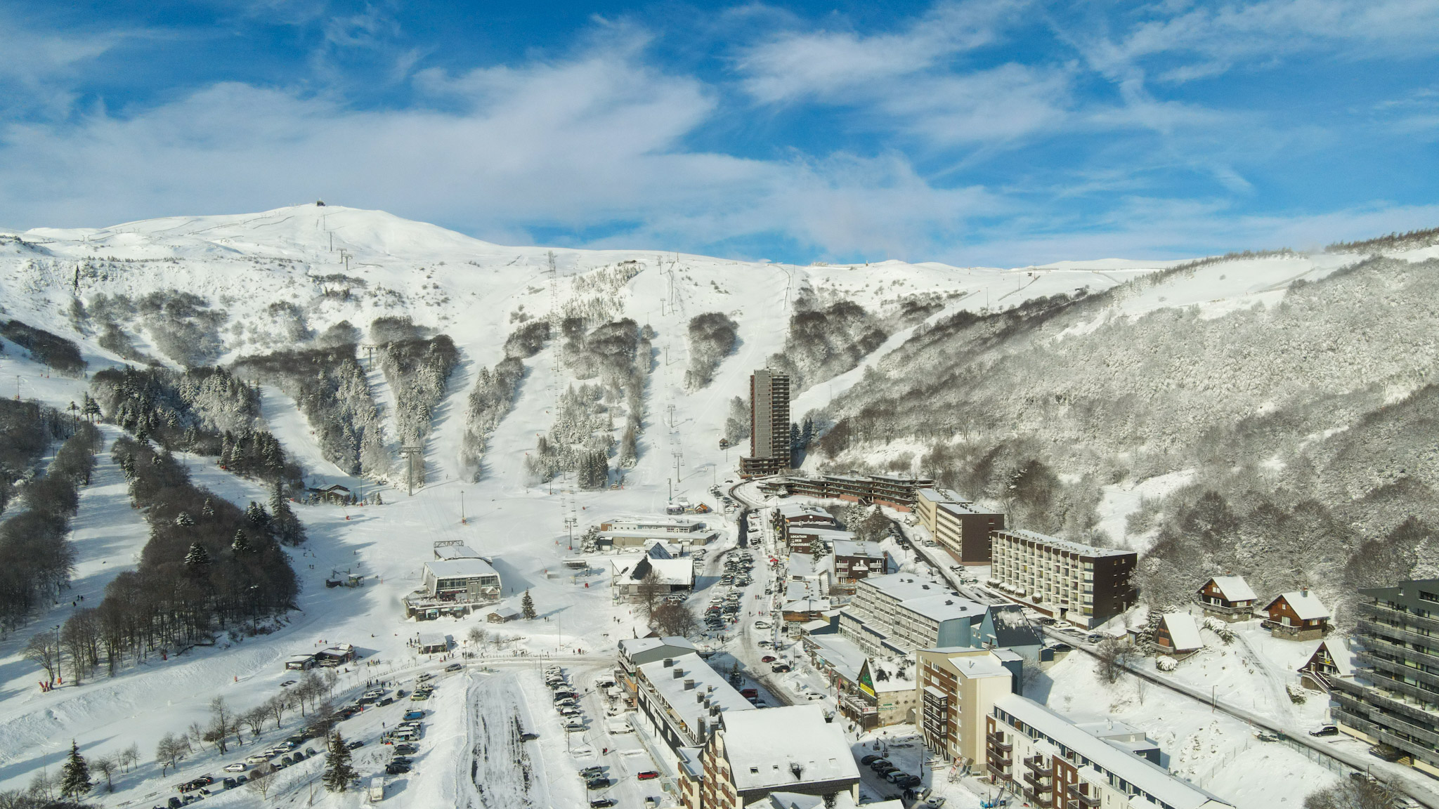 Super Besse - Snowy Perdrix Cable Car, A Symbol of Winter