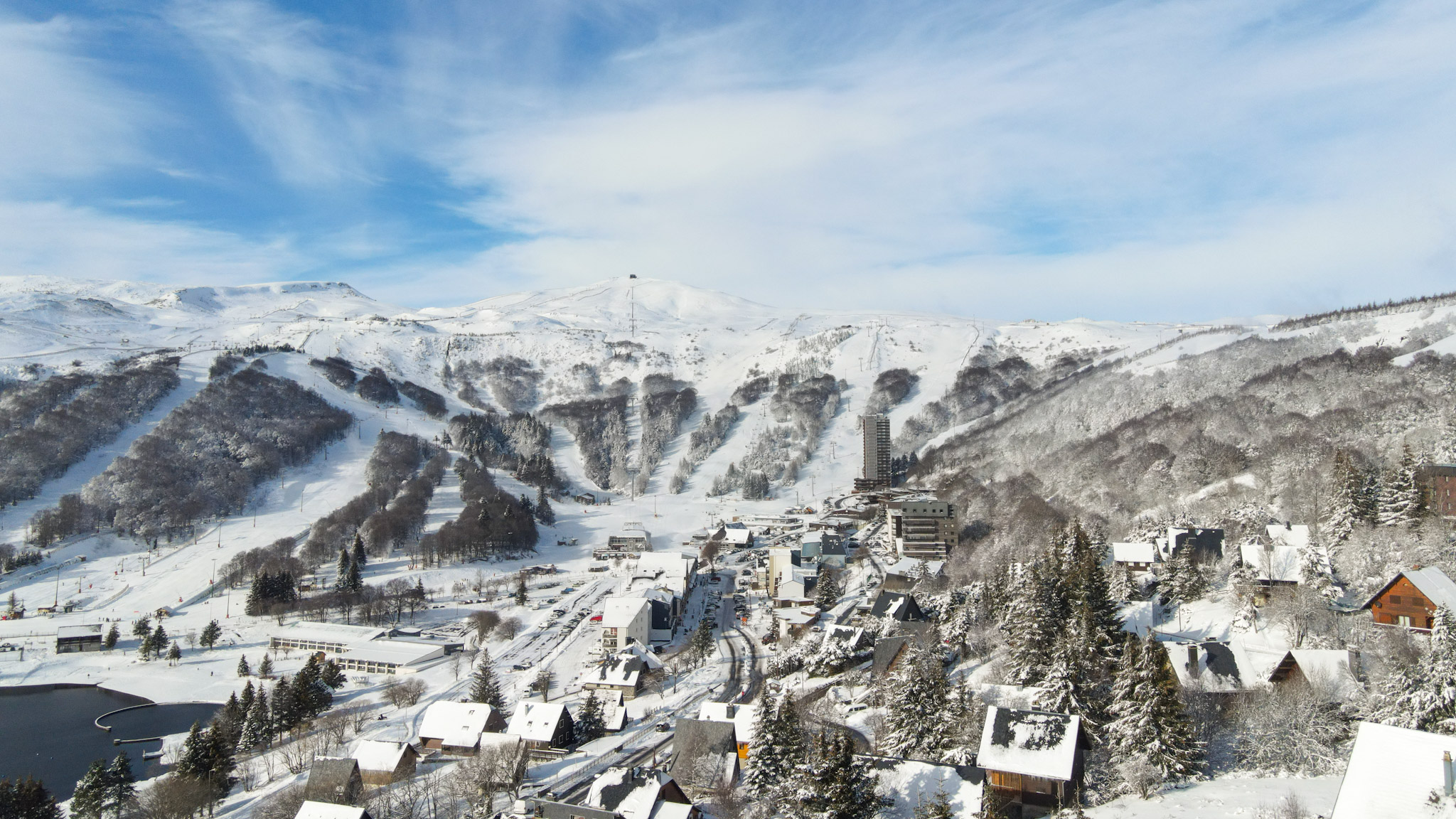 Super Besse - Perdrix cable car, Exceptional Aerial View