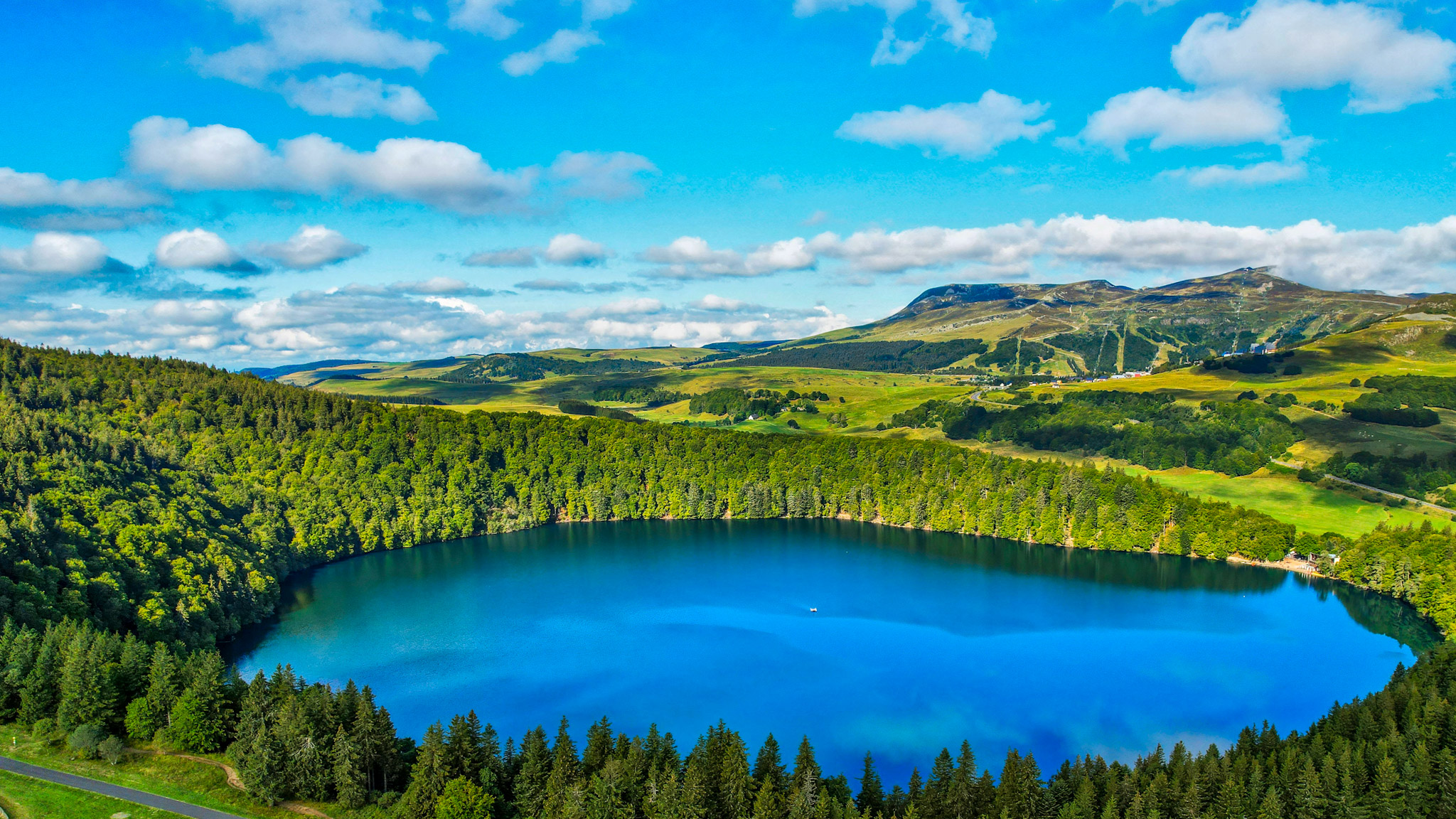 Lake Pavin: Exceptional Aerial View