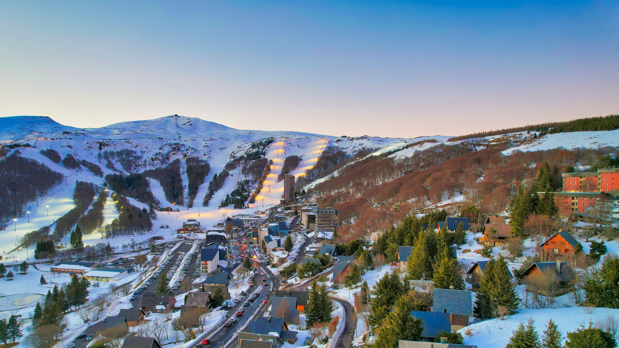 Super Besse - Sunset over Puy de la Perdrix