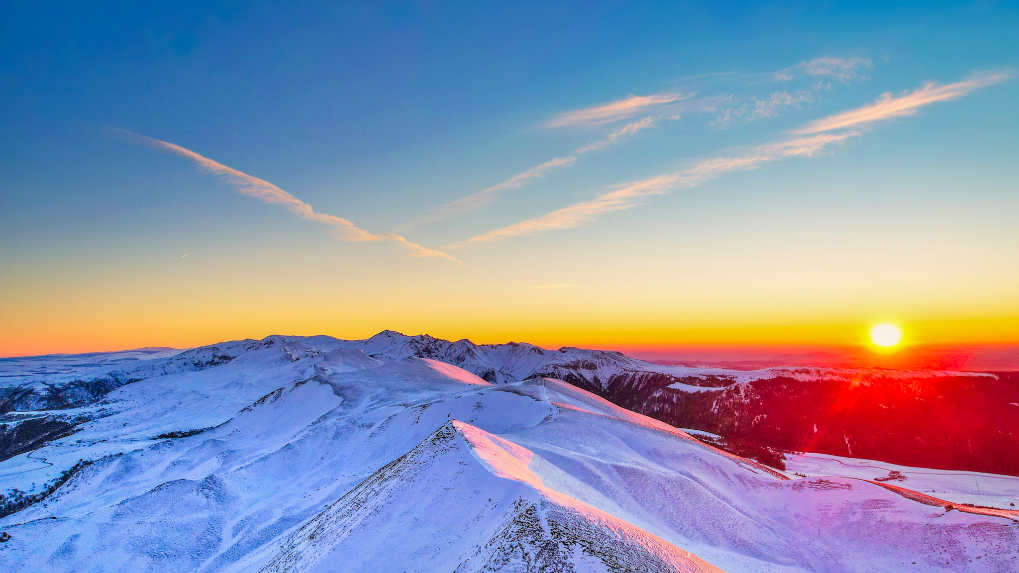 Puy de la Tâche: Spectacular Sunset at the Summit