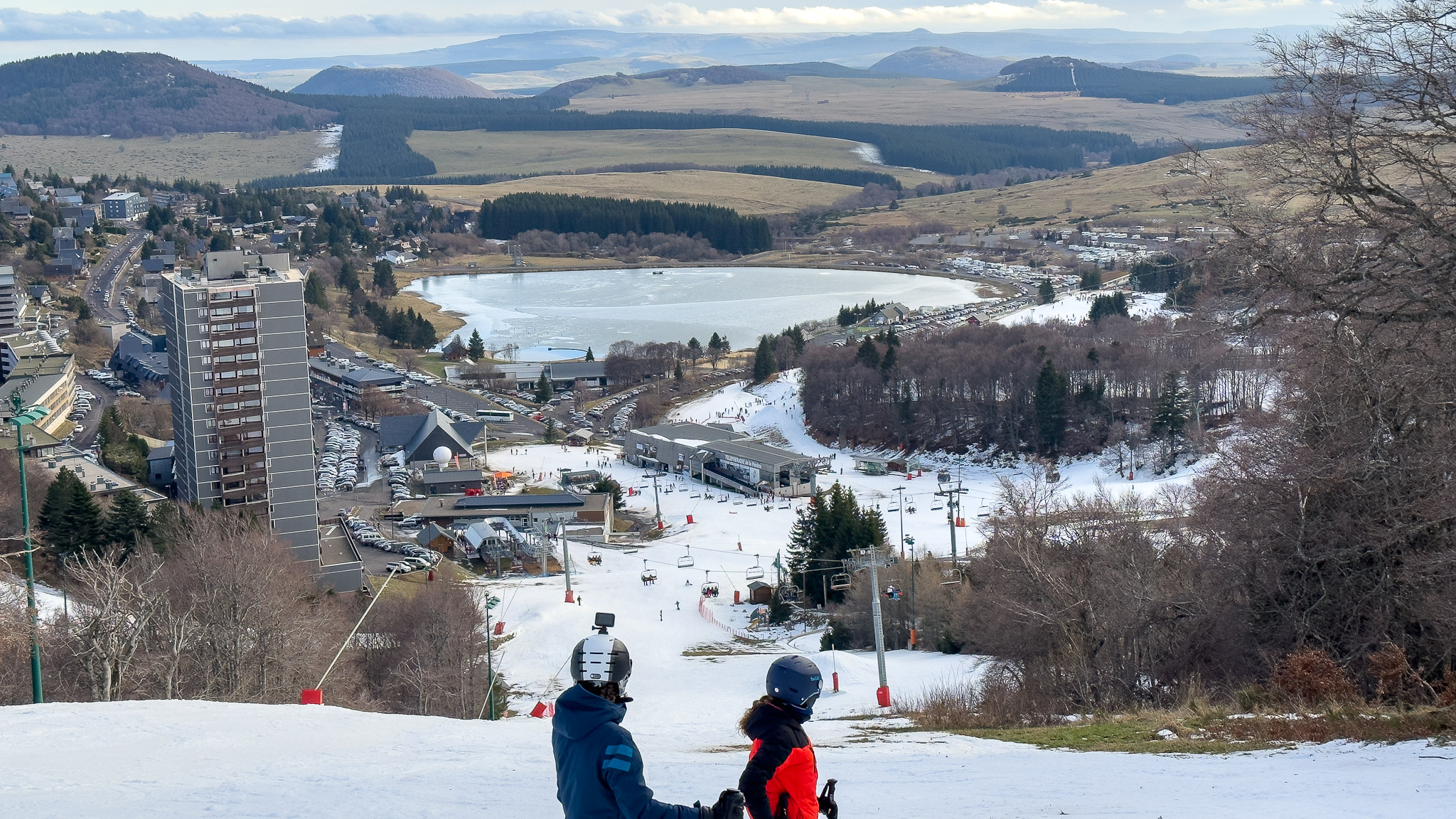 Super Besse: Station View, Perdrix Cable Car Departure Station - Unique Panorama