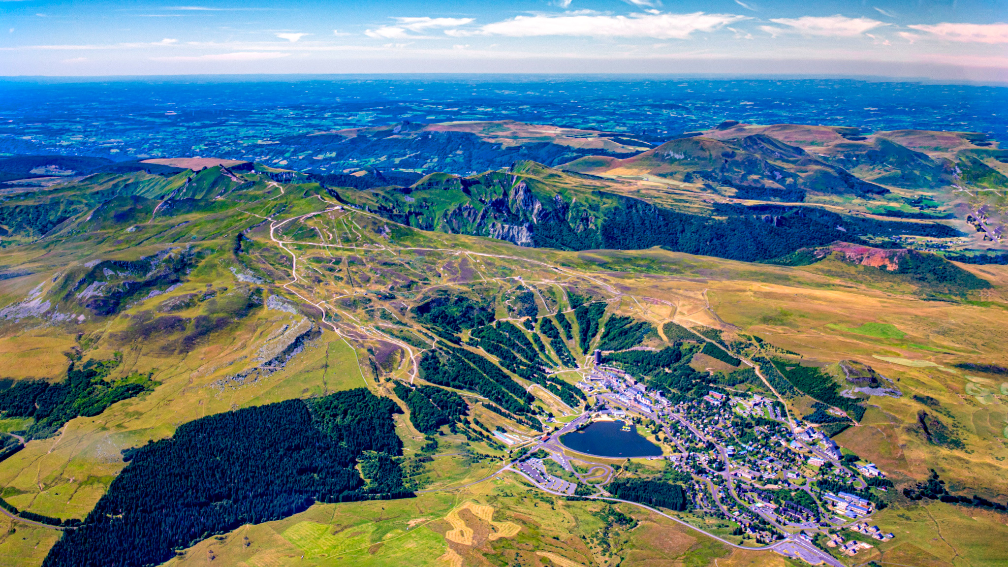 Sancy Seen from the Sky: Beauties of Super Besse in Chaudefour - Exceptional Aerial Photos