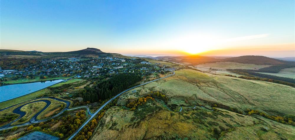 Sancy Massif in Autumn: Enchanted Sunrise at Super Besse