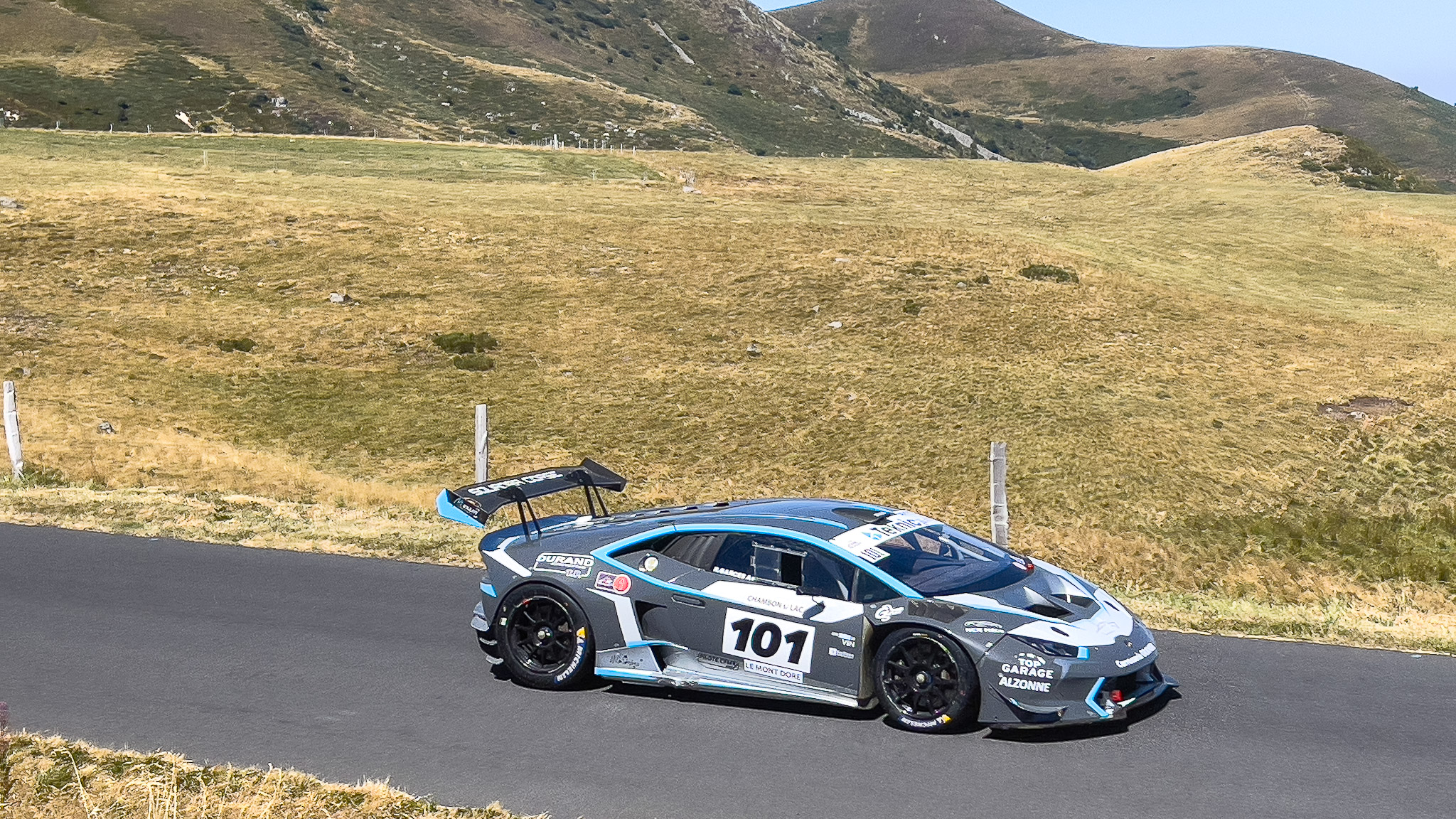 Mont Dore Hill Climb: Lamborghini - Return to the Pit - End of Race