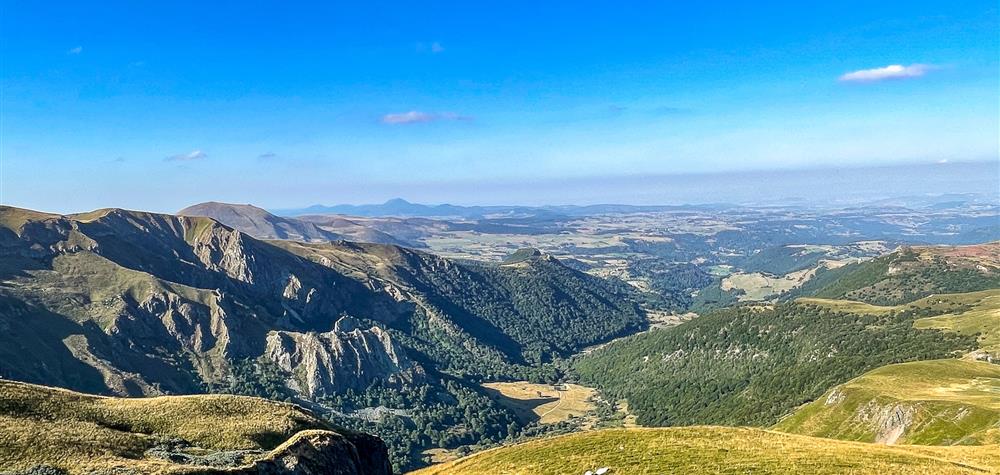 Chaudefour Valley: Magnificent Summer - Puy de Cacadogne and Puy des Crebasses in the Background