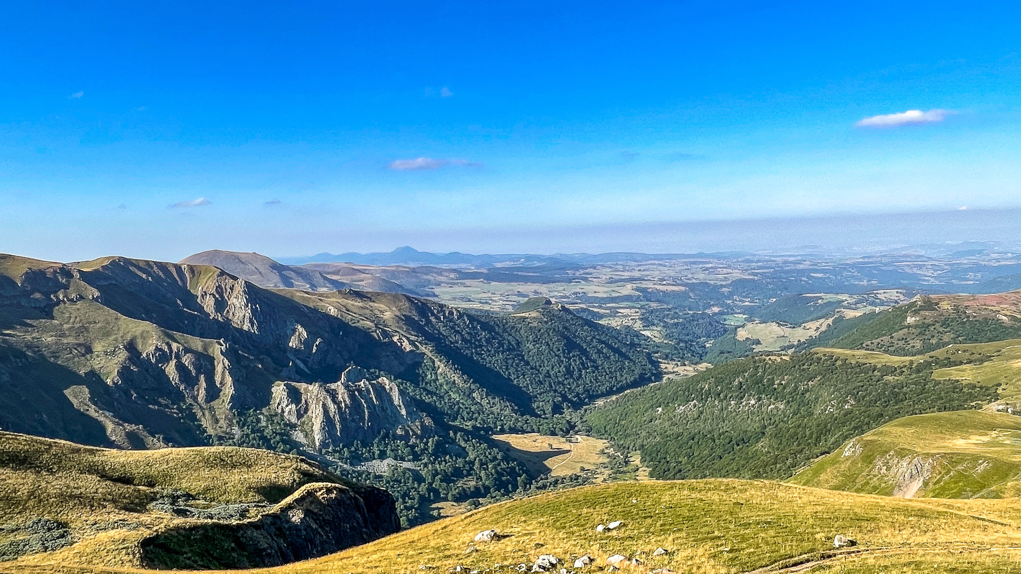 Chaudefour Valley: Magnificent Summer - Puy de Cacadogne and Puy des Crebasses in the Background