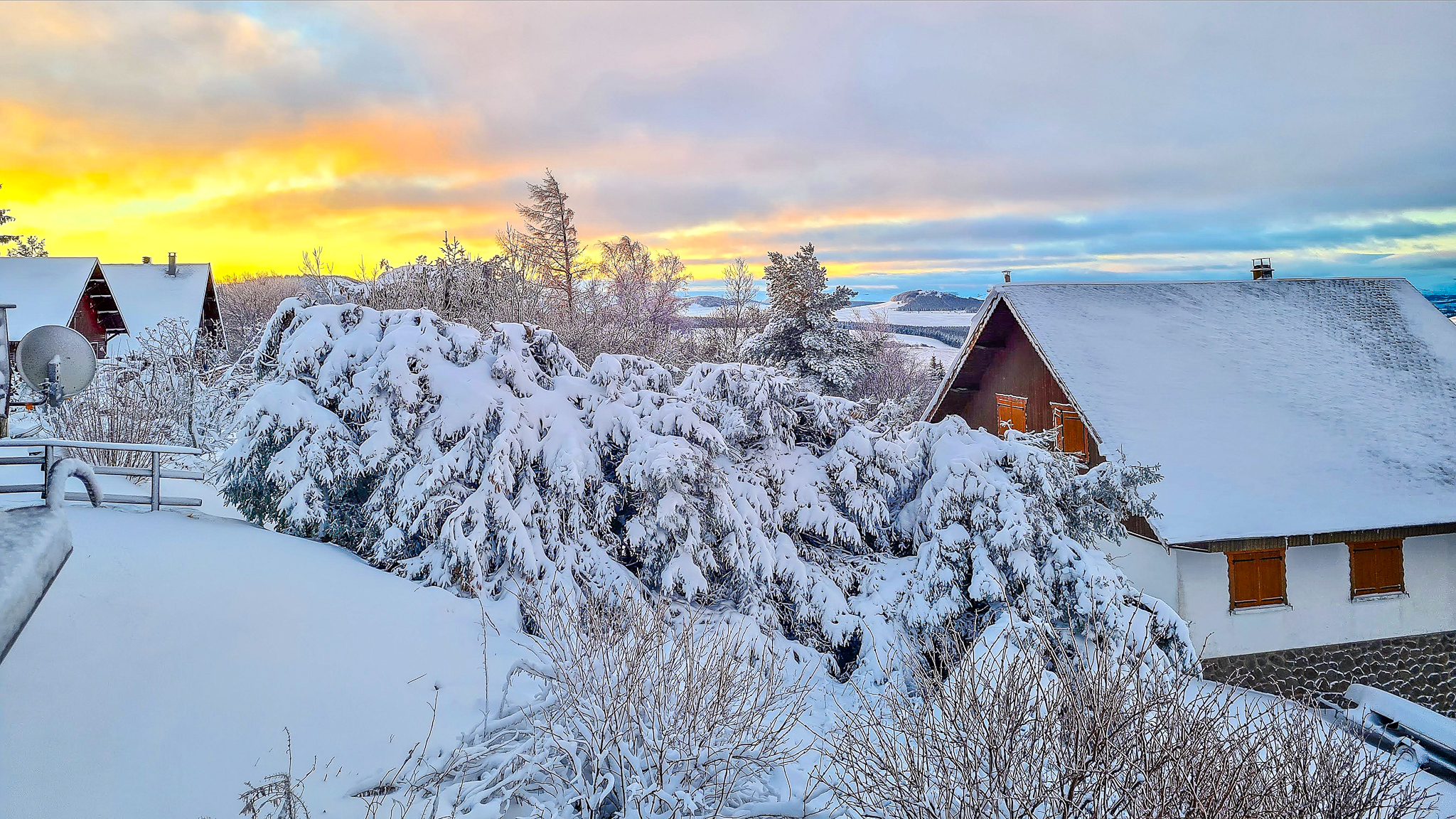 Chalet Ma Cambuse Super Besse - Magic of Snowy Trees