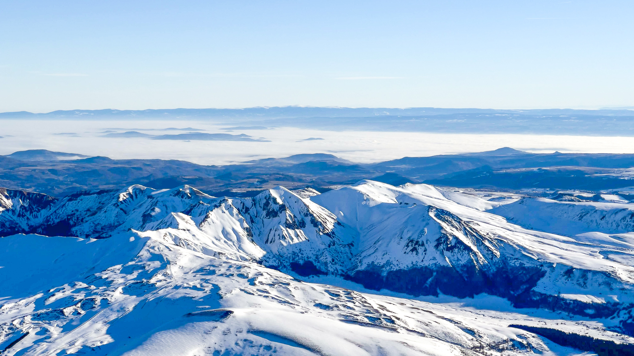 Sancy Massif: Fontaine Salée, Monts du Forez, Exceptional Panorama