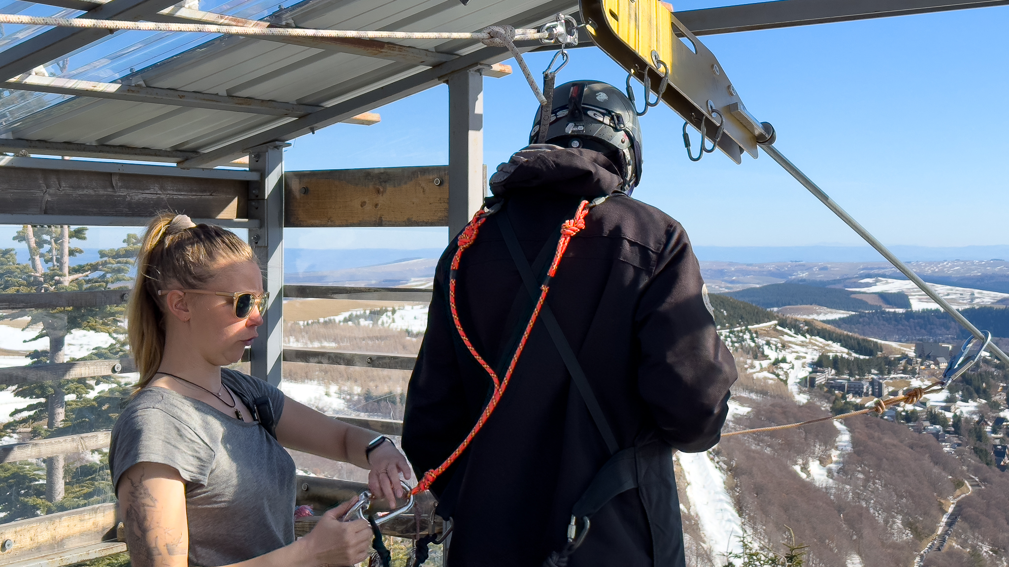 Super Besse Tyrolean: Everything is ready for the big jump