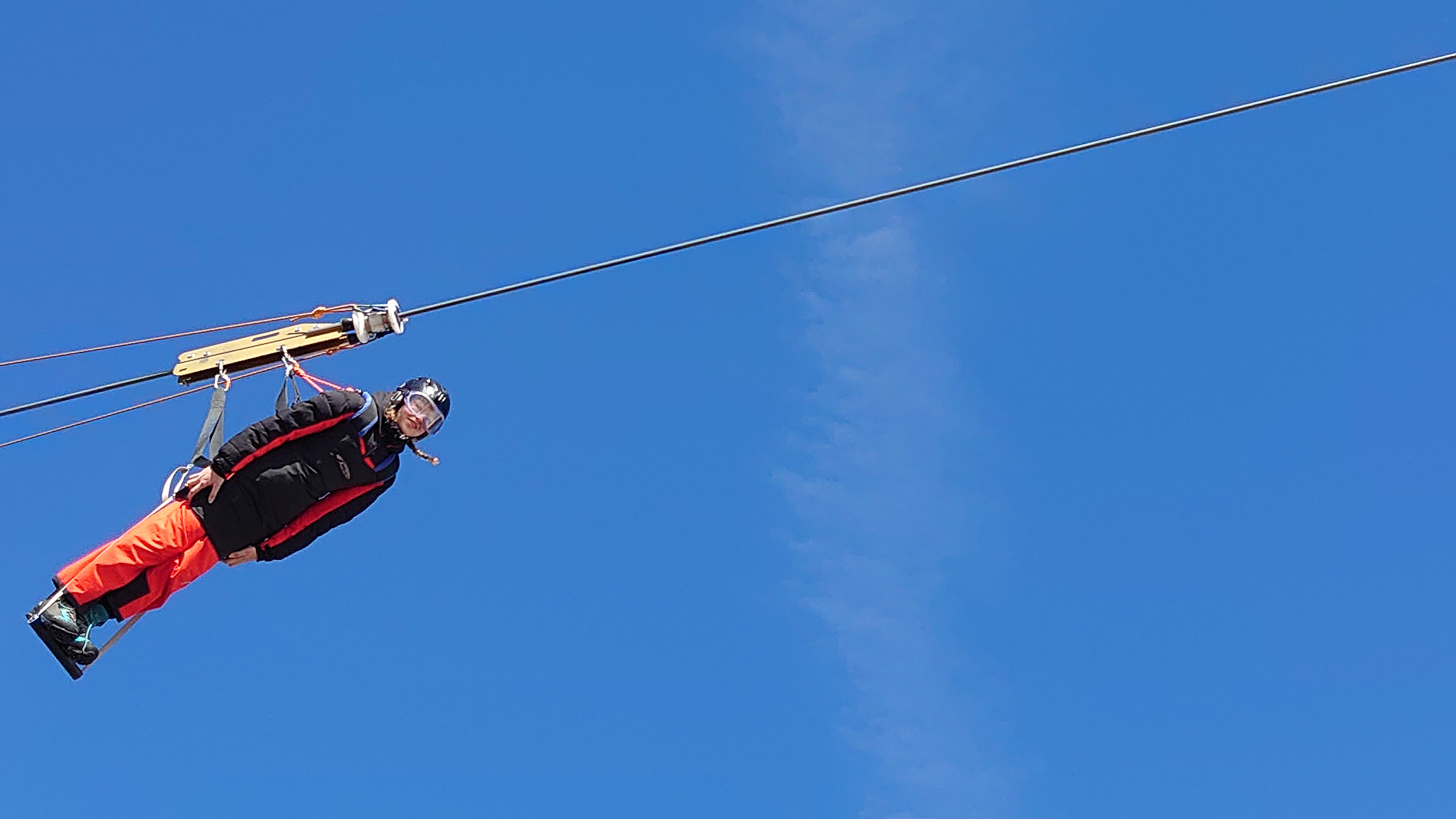 Super Besse Tyrolean: Soft landing after a thrilling descent