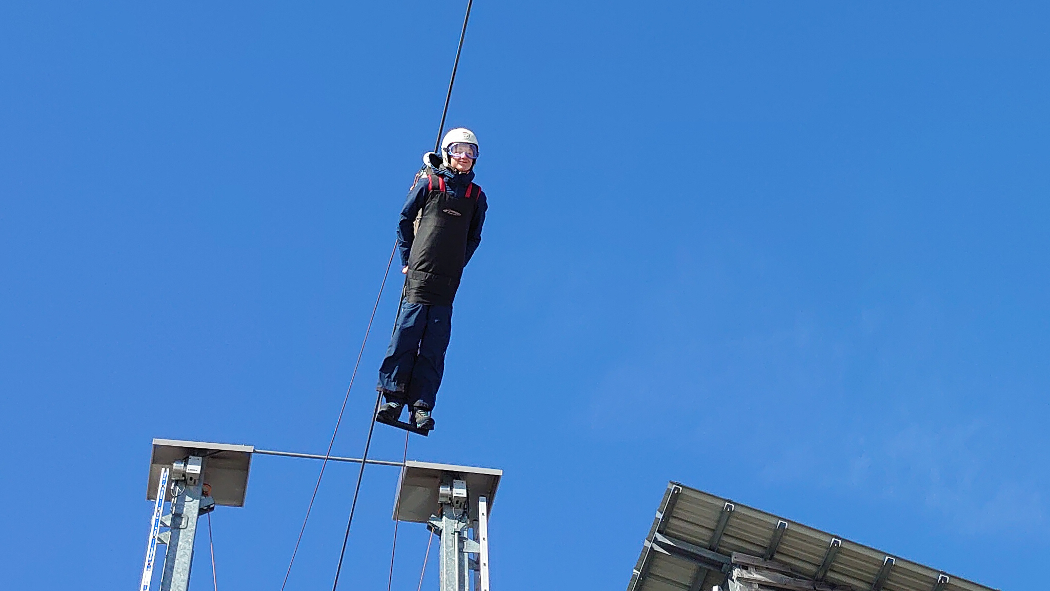 Super Besse Tyrolean: Soft landing after a thrilling descent!