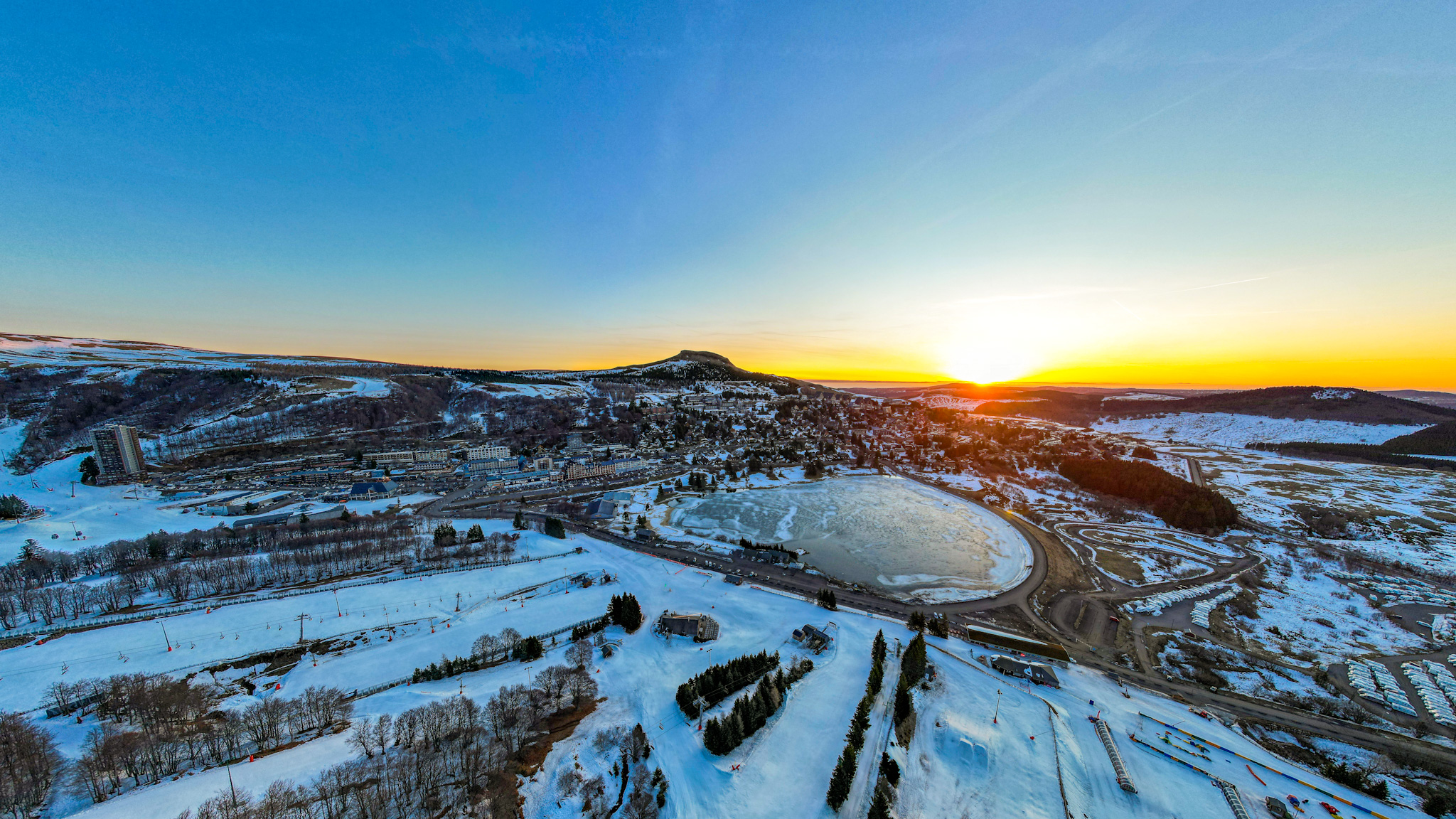 Sancy Massif: Winter Splendor