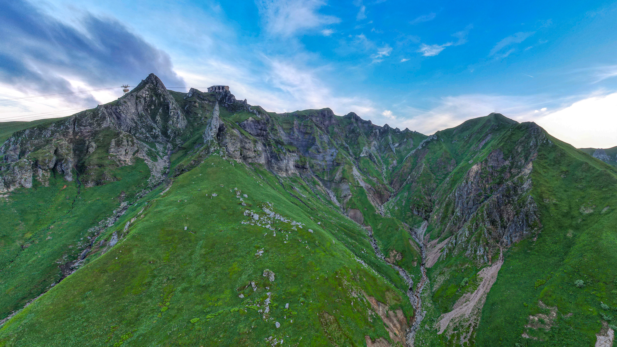 Arrival Station of the Sancy Cable Car: Val d'Enfer - Panorama and Wild Nature