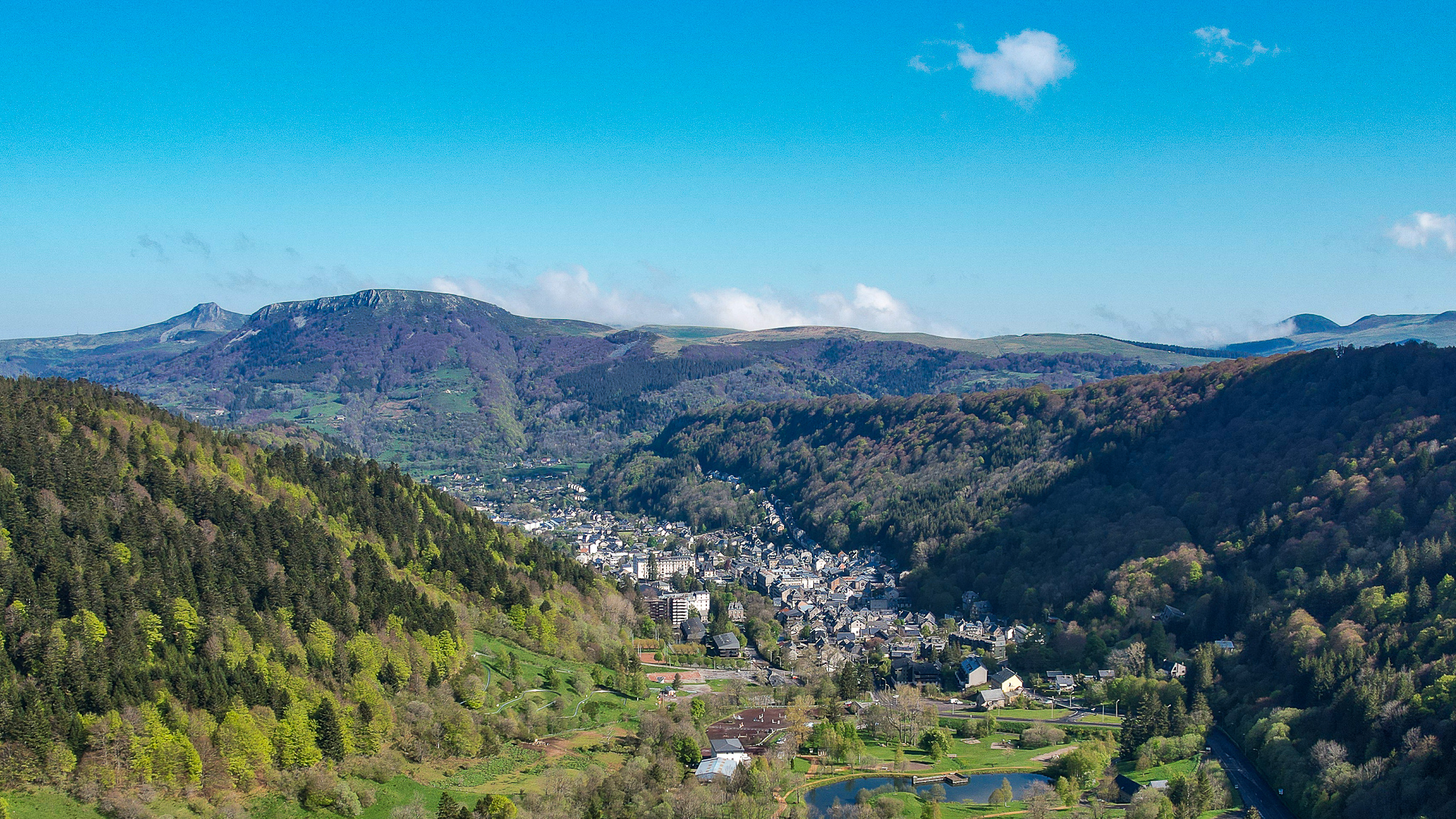 Mont Dore - Panorama of the Dordogne Valley - Breathtaking View and Nature