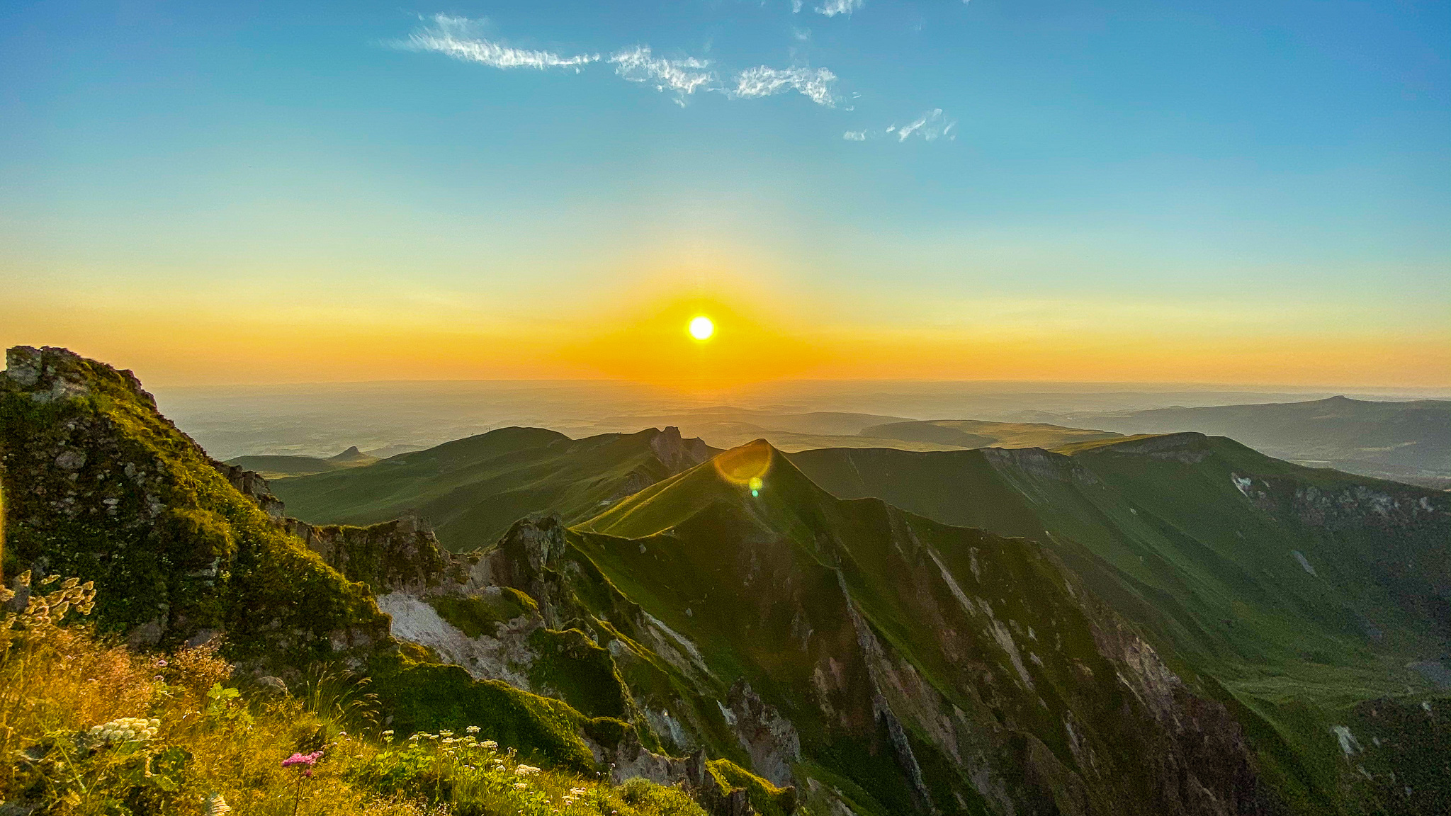 Magical Sunset at the Summit of Puy de Sancy