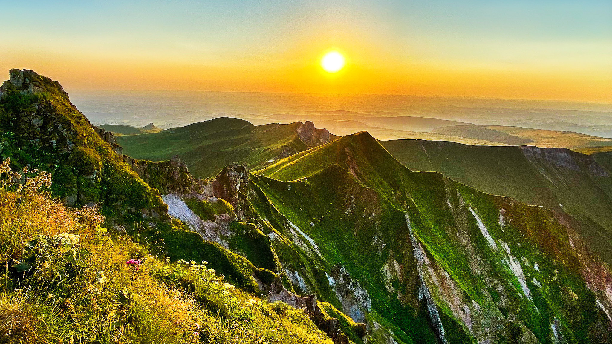 Ridges of Sancy: Sunset over the Val d'Enfer - Magical Landscape