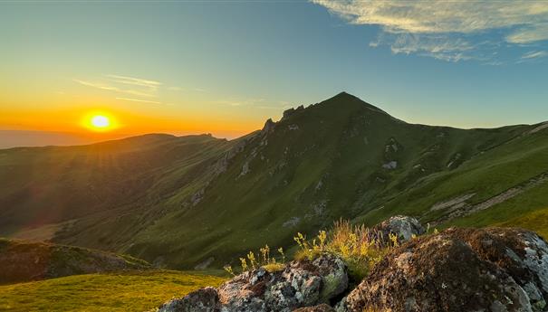 Magical Sunset over the Chastreix-Sancy Nature Reserve